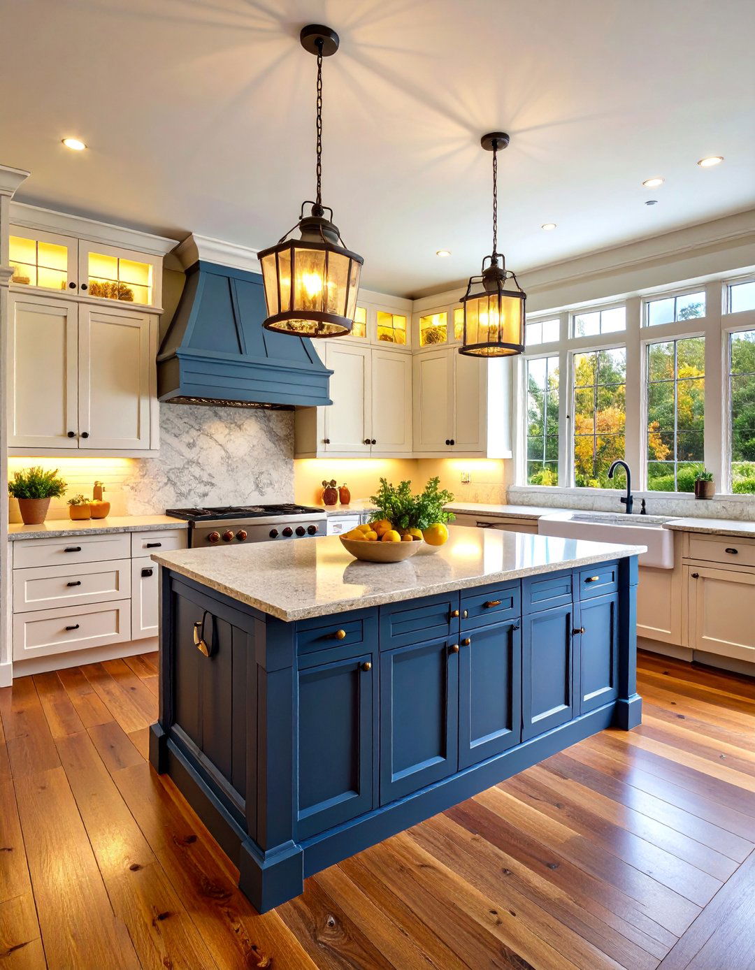 Rustic Traditional White Kitchen - 25 Rustic White Kitchen Ideas