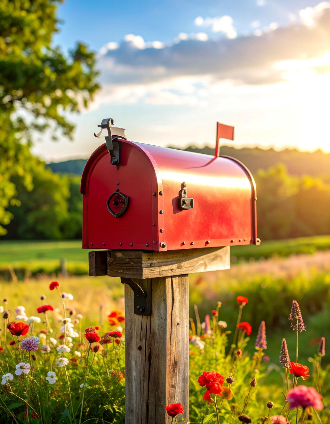 Rustic Weathered Brick Mailbox with Wooden Roof - 25 Brick Mailbox Ideas
