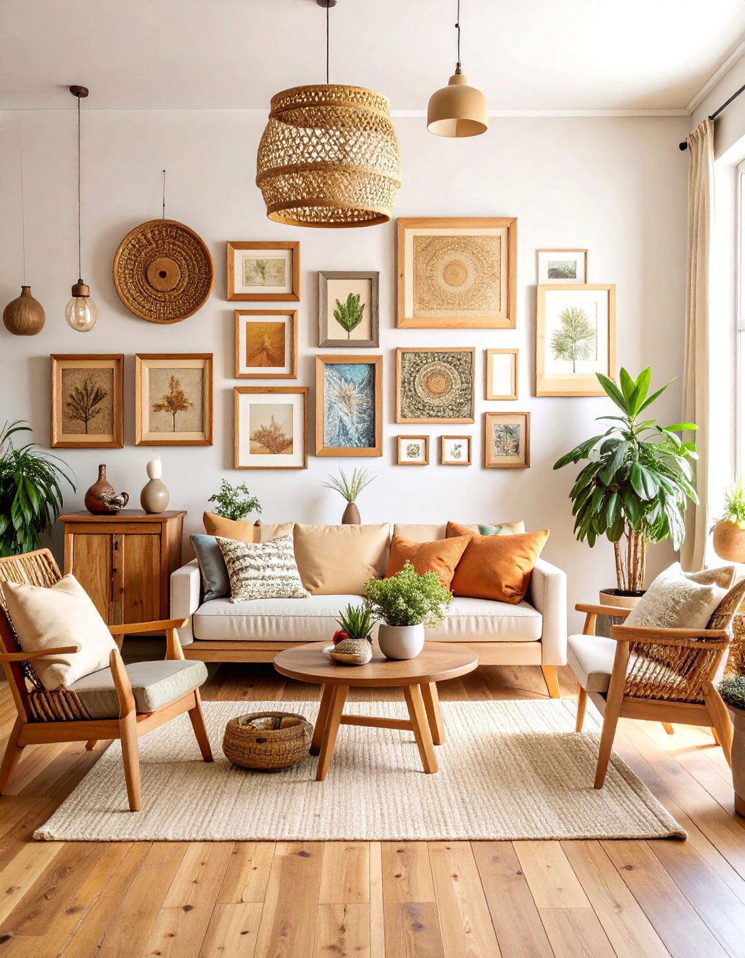 Rustic Wooden Frame Collection - 25 Photo Wall Ideas