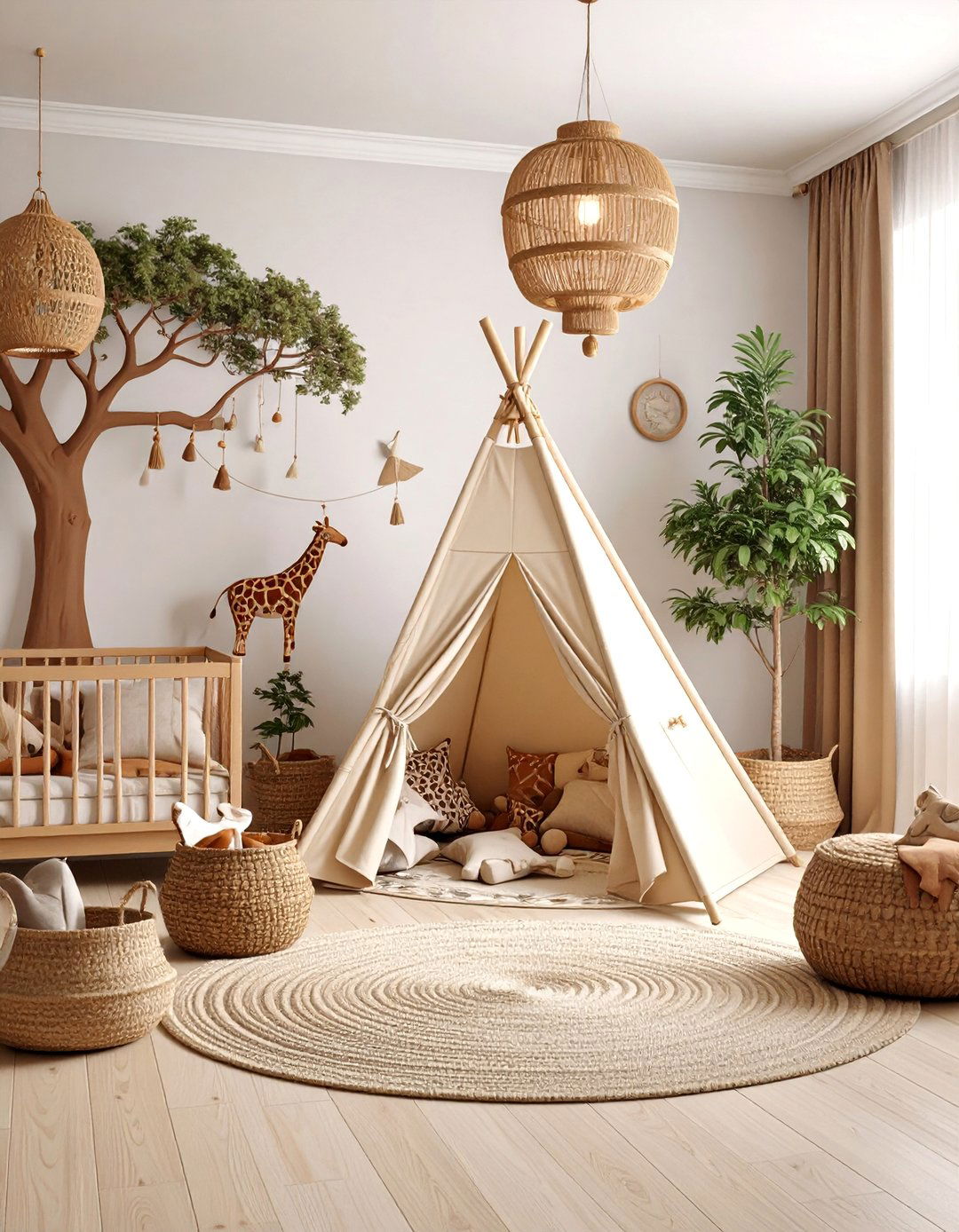 Safari Expedition Nursery with Adventure Elements - 25 Baby Boy Nursery Ideas