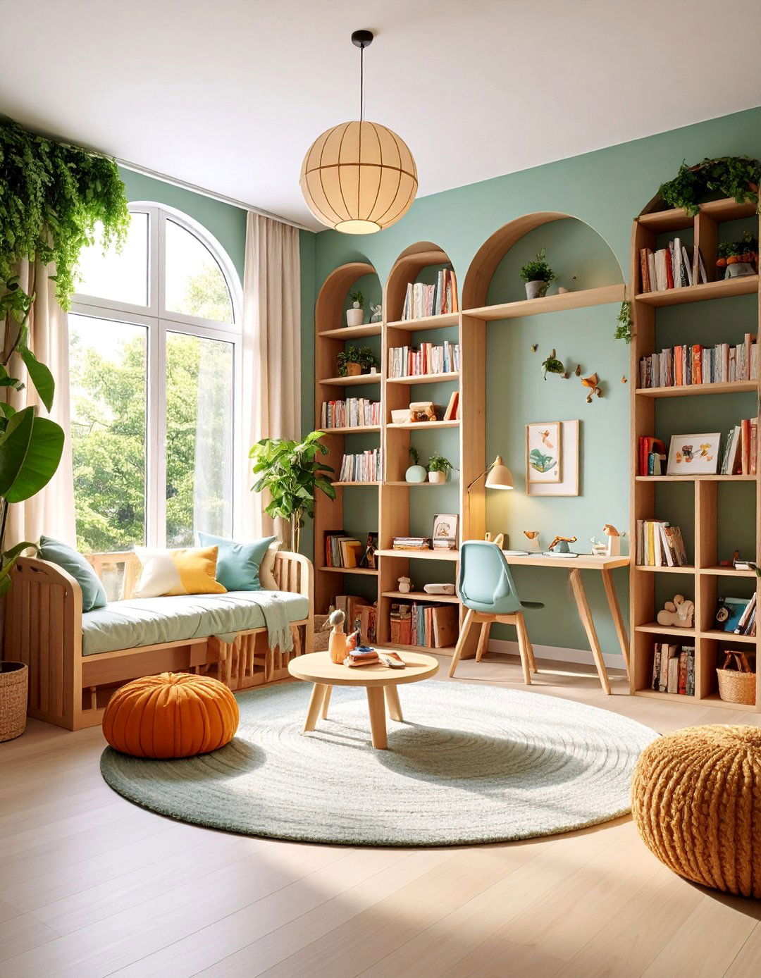 Safari Reading Nook Discovery Corner - 25 Safari Nursery Decor Ideas