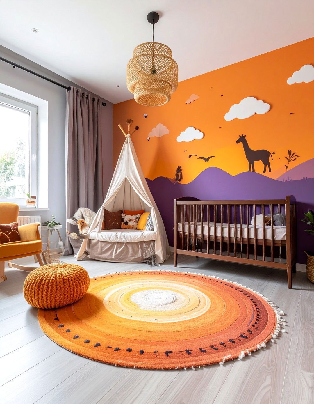 Safari Sunset Spectacular Theme - 25 Safari Nursery Decor Ideas
