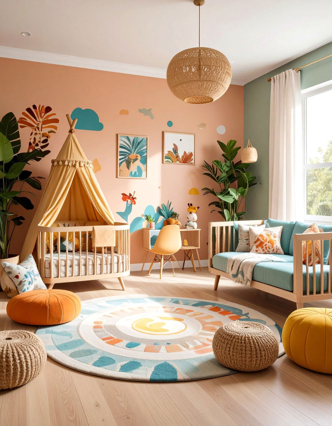 Safari Texture Exploration Playground - 25 Safari Nursery Decor Ideas