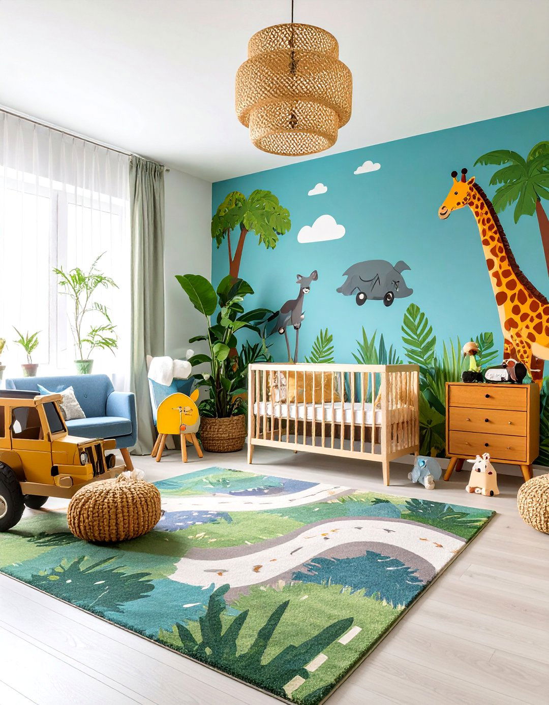 Safari Transportation Adventure Hub - 25 Safari Nursery Decor Ideas