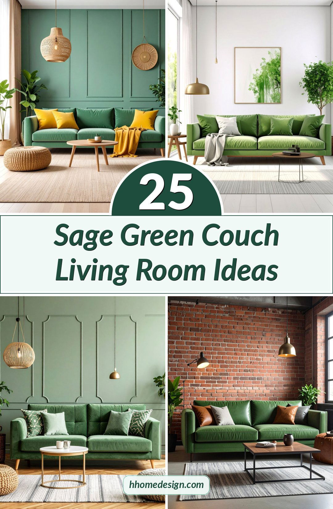 25 Sage Green Couch Living Room Ideas