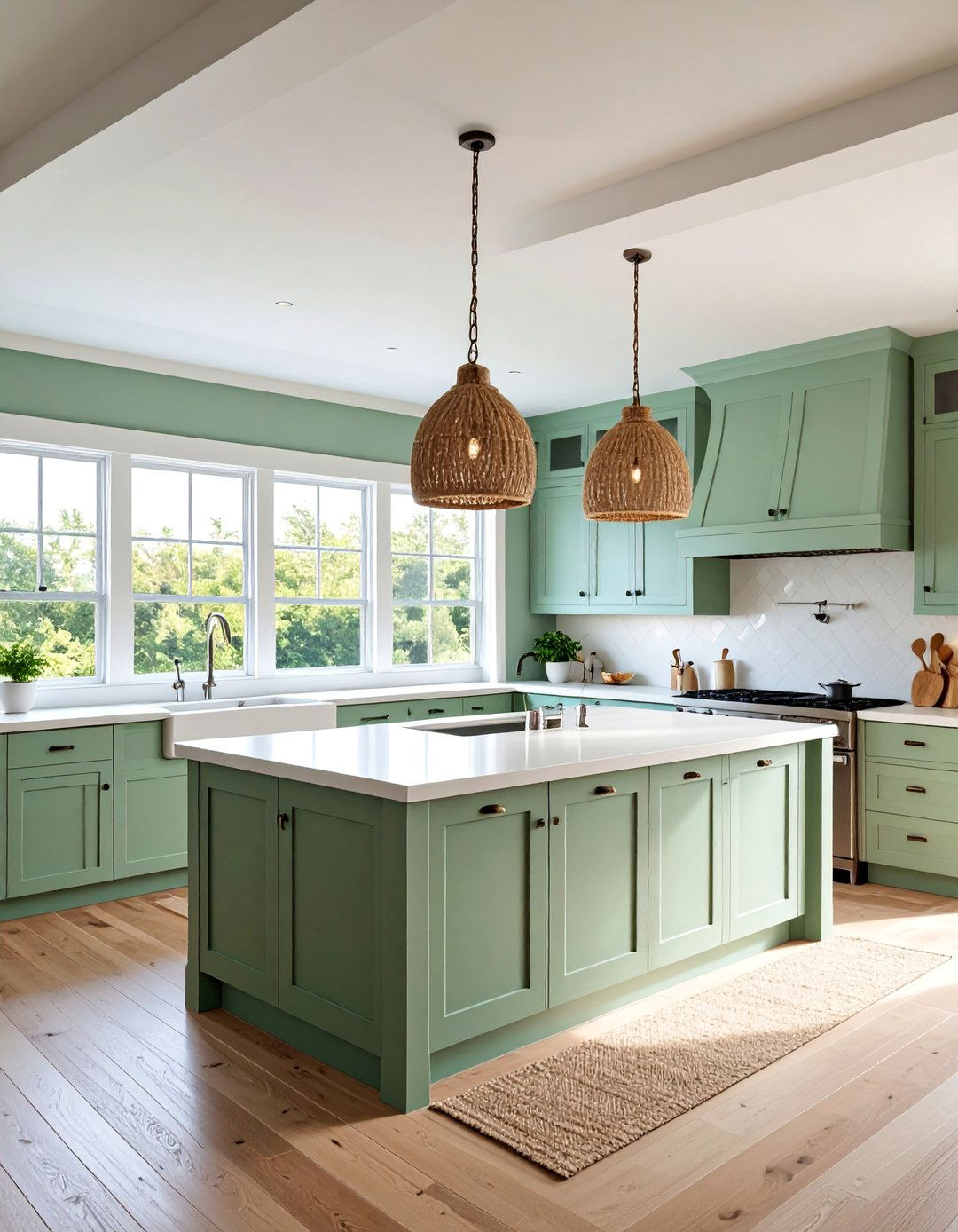 Sage Green Kitchen with Coastal Vibes - 25 Sage Green Kitchen Ideas