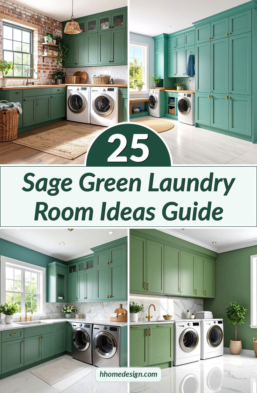 25 Sage Green Laundry Room Ideas Guide