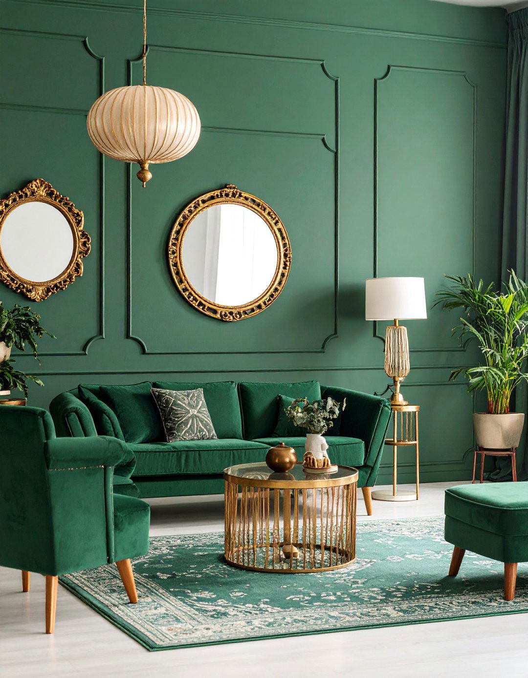 Sage Green Living Room with Vintage Accents - 25 Sage Green Living Room Ideas