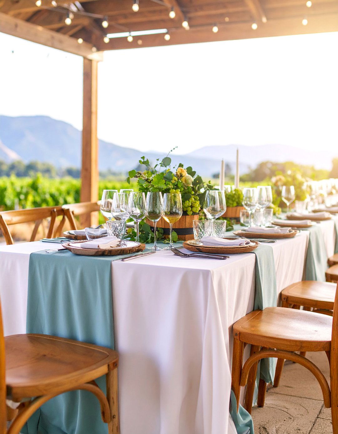 Sage Green Vineyard Wedding with Grape Accents - 25 Sage Green Wedding Ideas