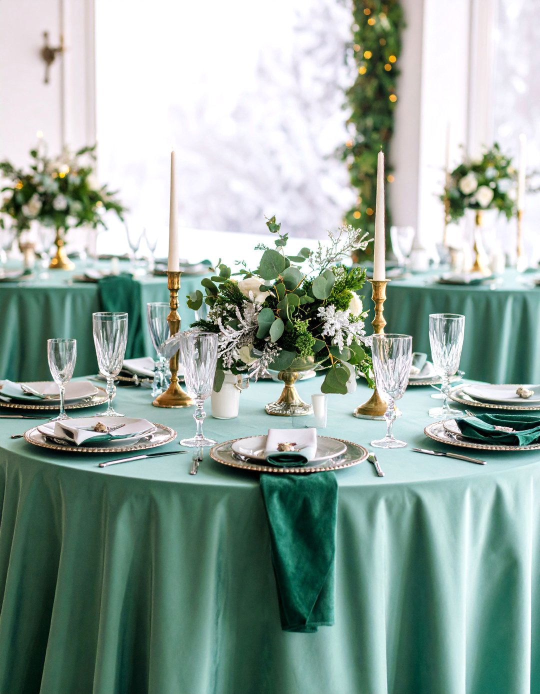 Sage Green and Silver Winter Wonderland Wedding - 25 Sage Green Wedding Ideas