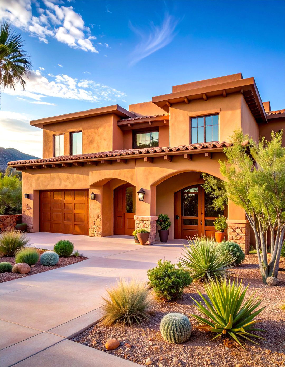 Sandstone Desert Contemporary Look - 25 Types of Exterior House Stone