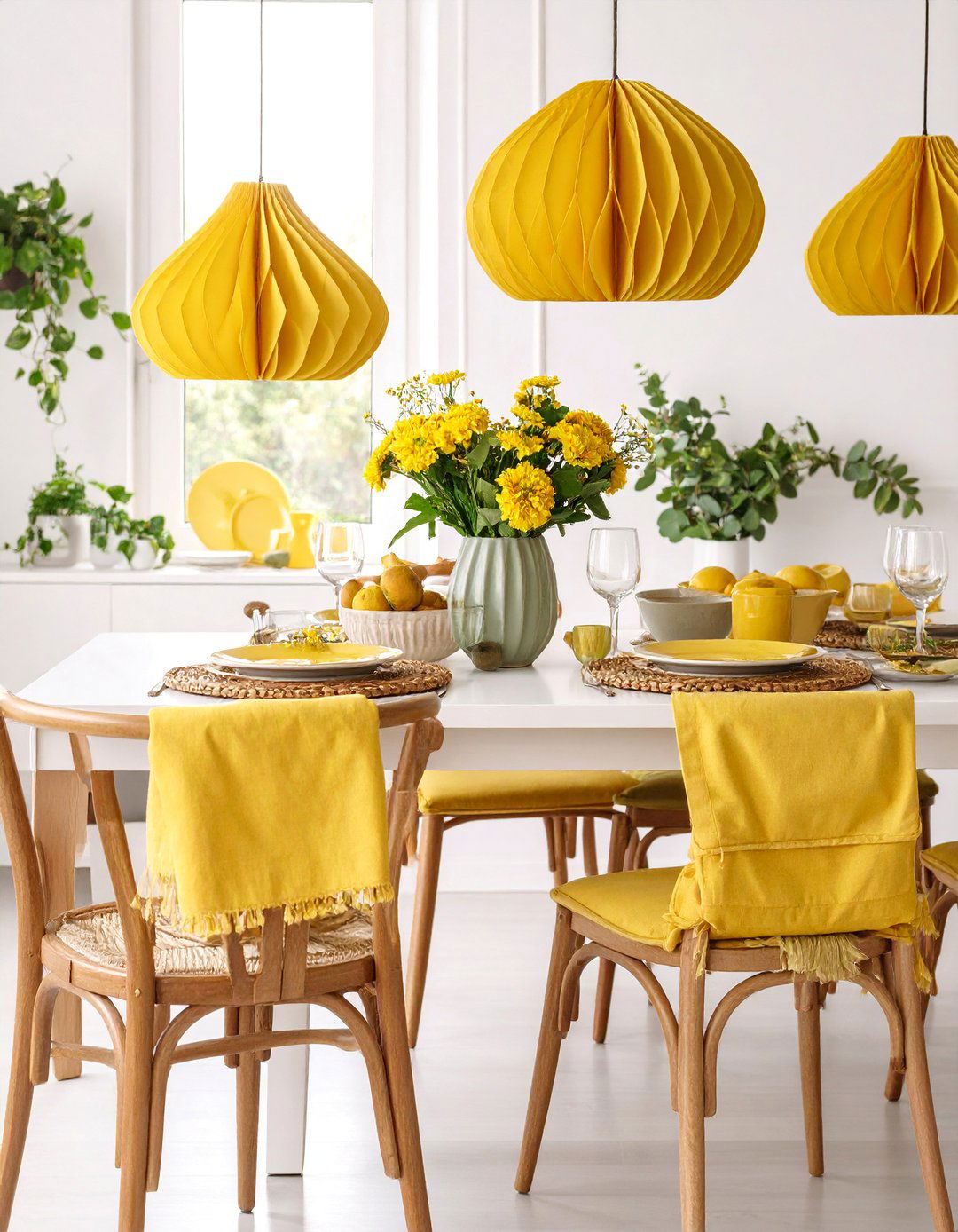 Scalloped Edge Dining Room Refresh - 25 Spring Decor Ideas