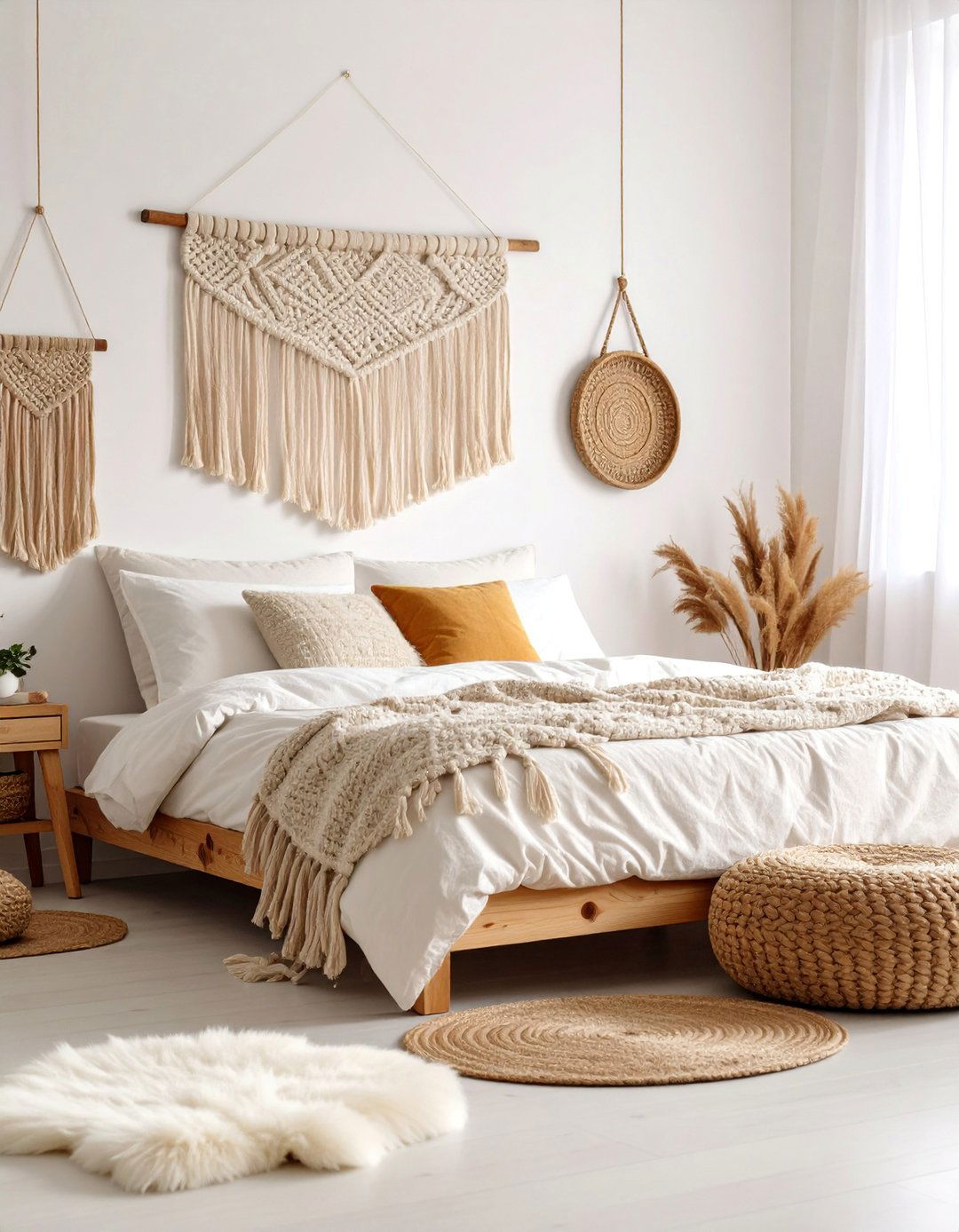 Scandinavian Boho Hybrid Bedroom - 25 Boho Decor Ideas