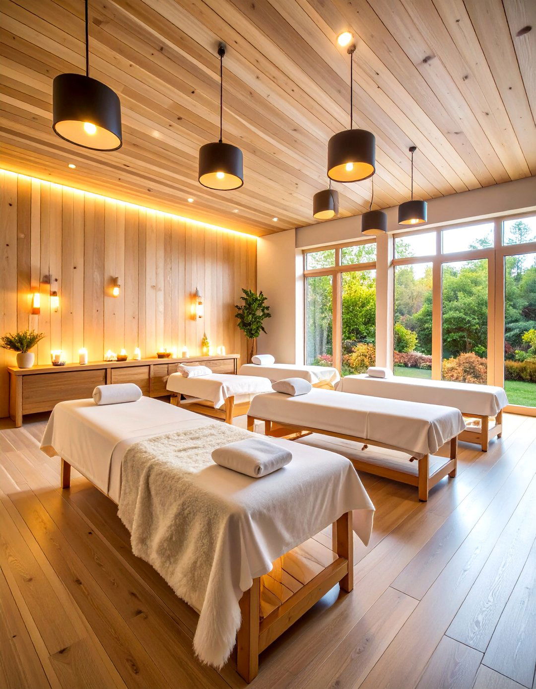 Scandinavian Facial Room with Light Woods - 25 Facial Room Ideas
