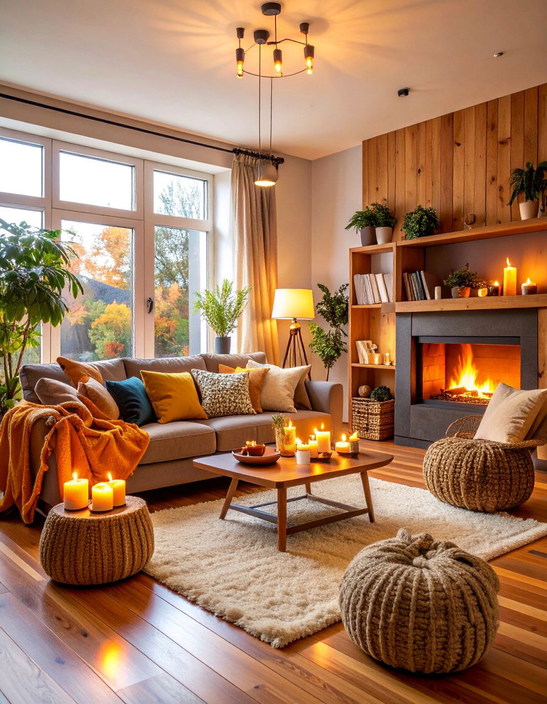 Scandinavian Hygge Condo Living Room - 25 Condo Living Room Ideas