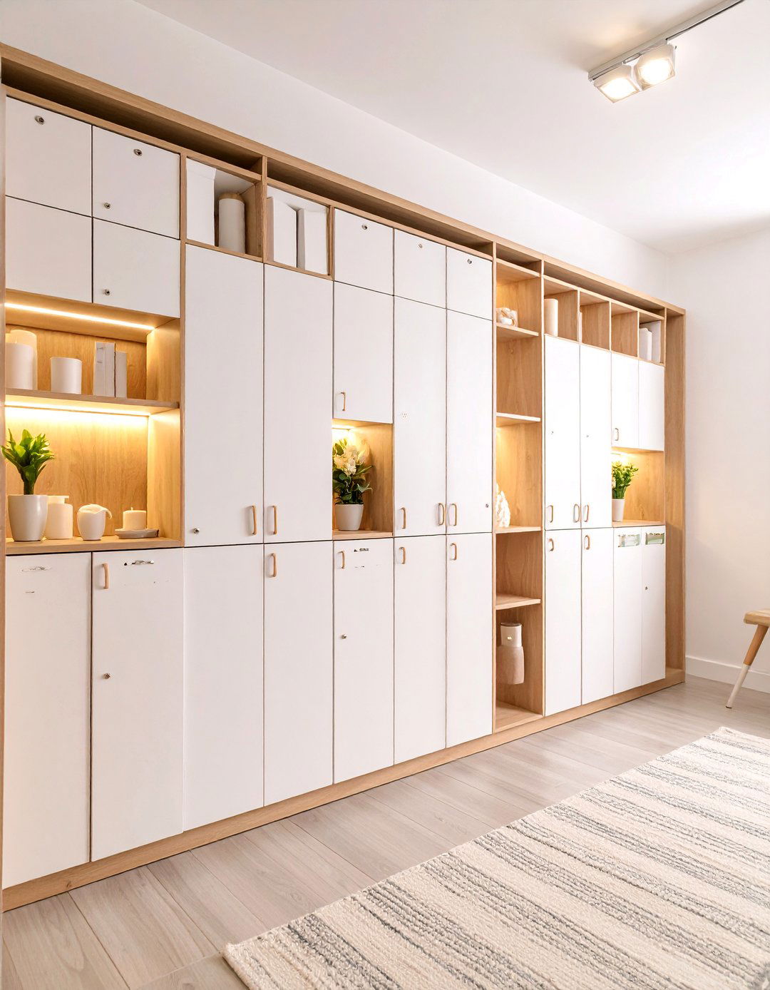 Scandinavian Hygge Cozy Locker - 25 Locker Decor Ideas