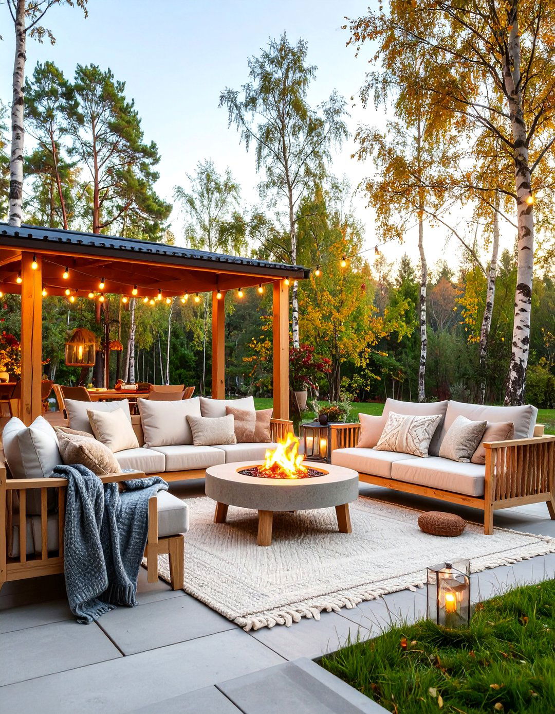 Scandinavian Hygge Haven - 25 Outdoor Decor Ideas