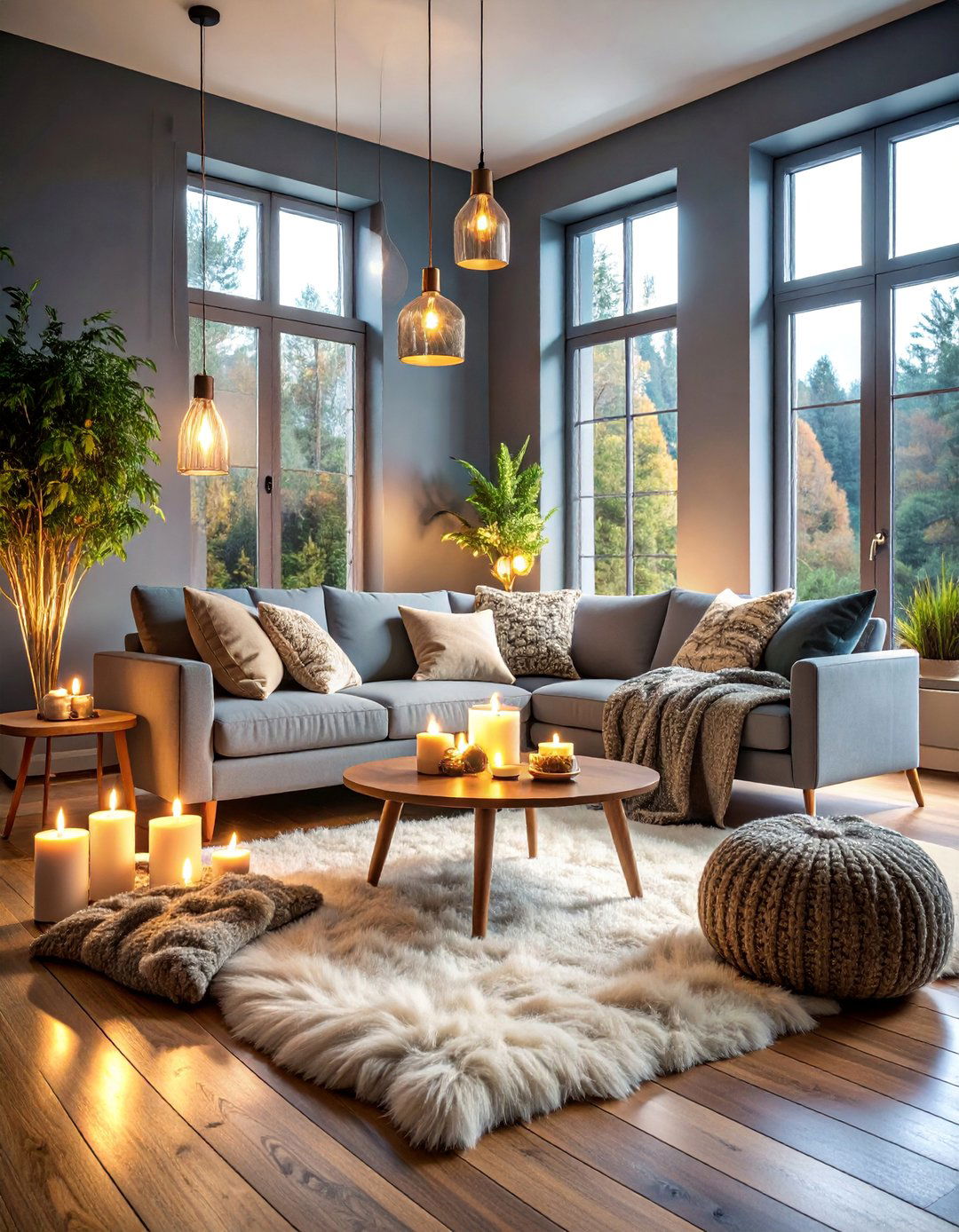 Scandinavian Hygge Living Room - 25 Minimalist Living Room Ideas