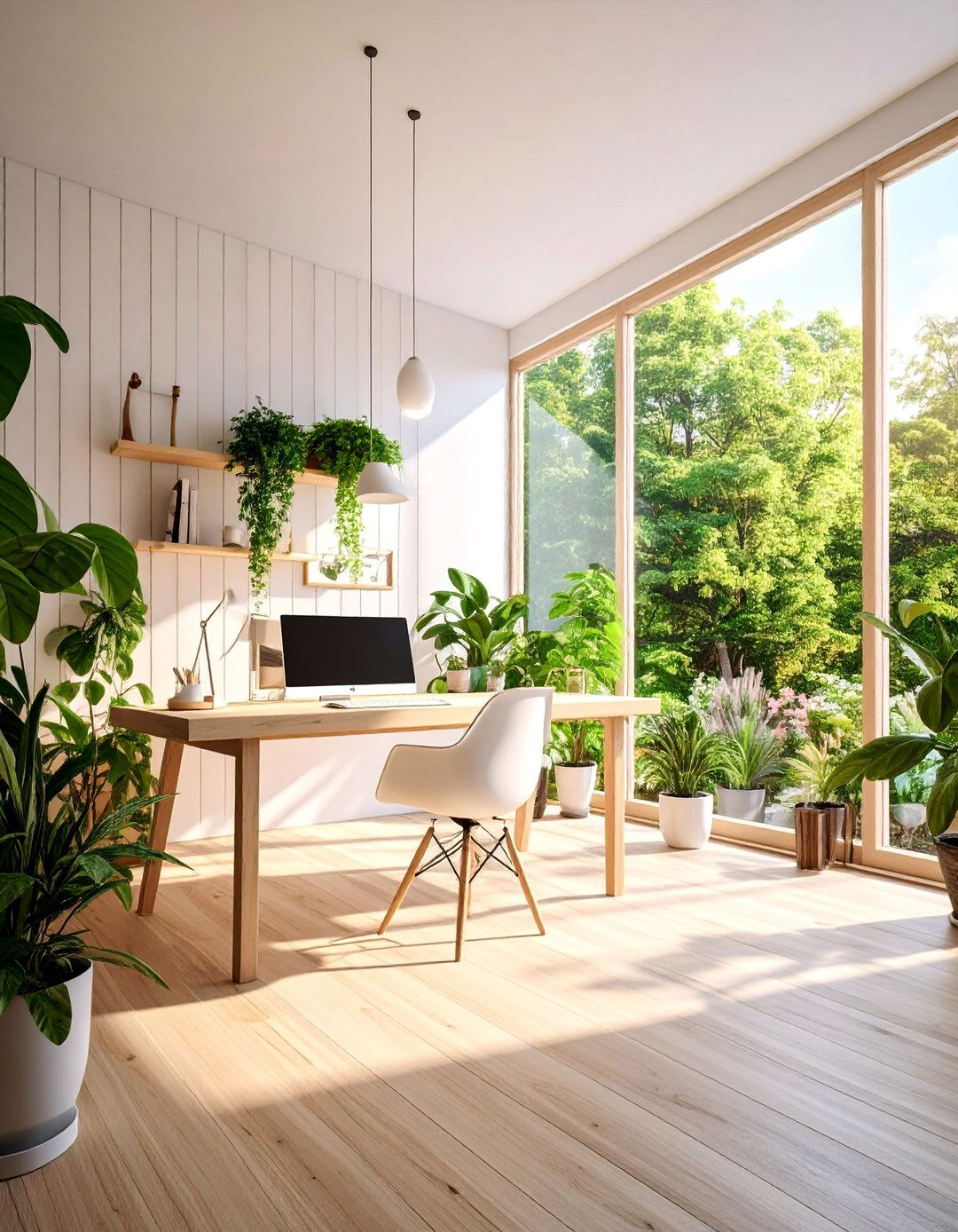 Scandinavian Hygge Office - 25 Garden Office Ideas