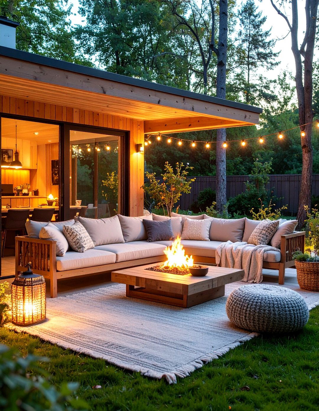 Scandinavian Hygge Outdoor Room - 25 Outdoor Living Space Ideas