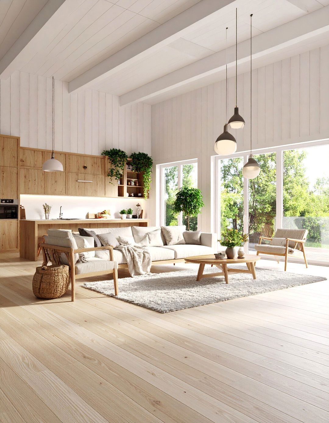 Scandinavian Inspired Barndominium with Light Wood Elements - 25 Barndominium Interior Ideas