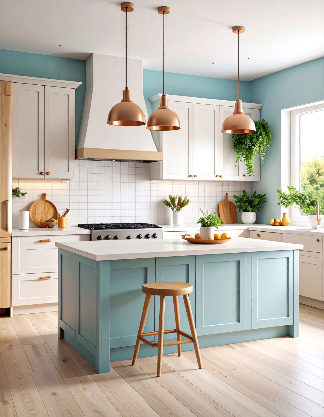Scandinavian Inspired Japandi Kitchen with Pine Elements - 25 Japandi Kitchen Ideas