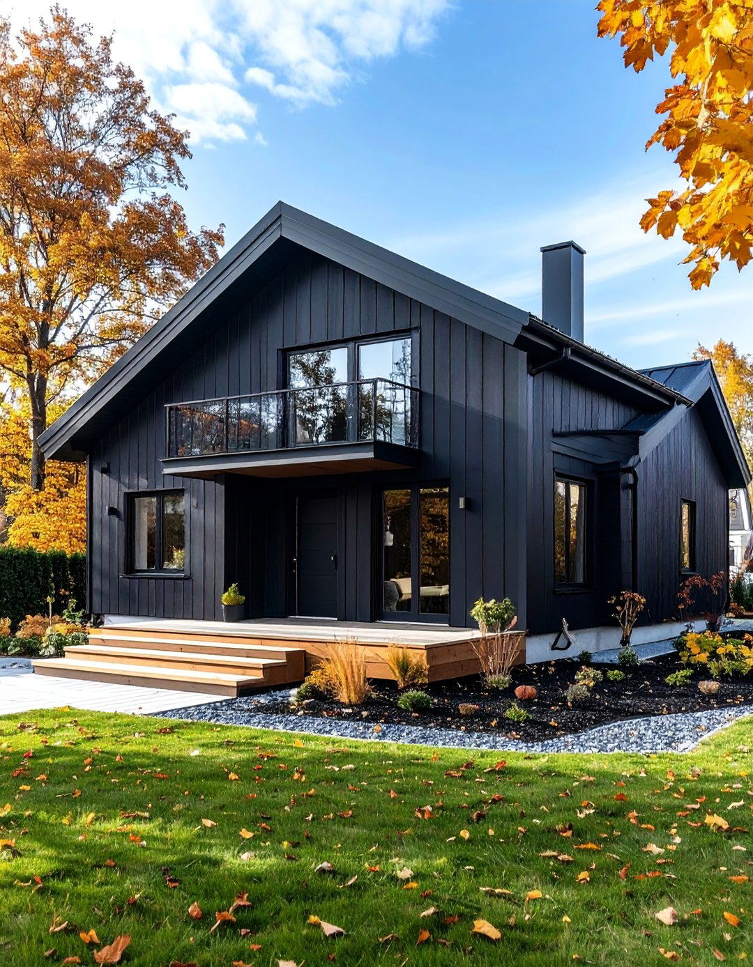 Scandinavian Inspired Minimalism - 25 Black and White House Exterior Ideas