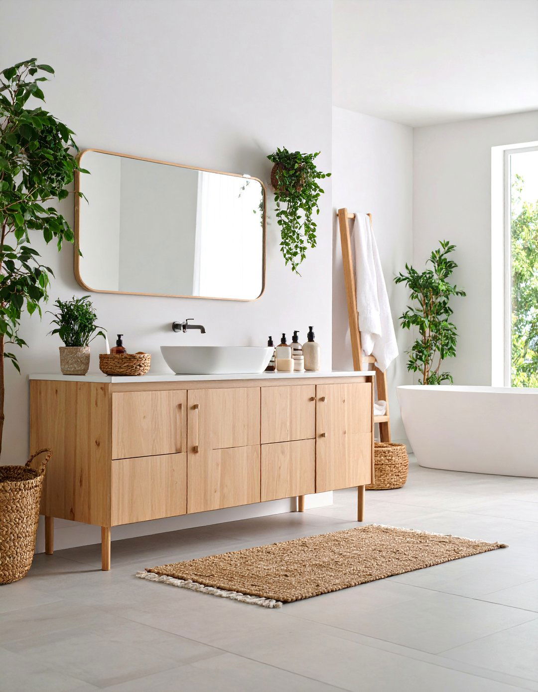 Scandinavian Minimalist Bathroom Cabinet - 25 Bathroom Cabinet Ideas