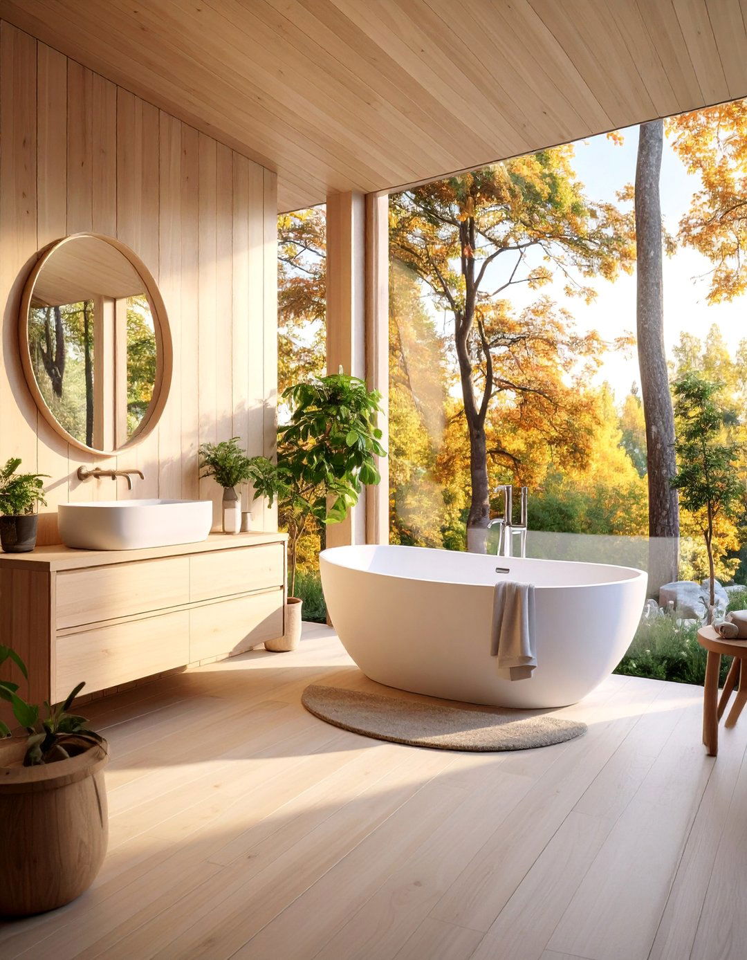 Scandinavian Minimalist Outdoor Bathroom - 25 Rustic Outdoor Bathroom Ideas