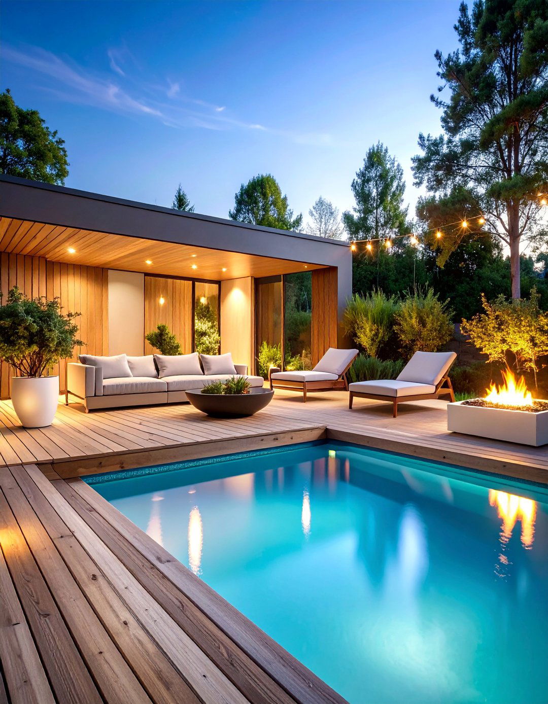 Scandinavian Minimalist Pool Design - 25 Pool Decor Ideas
