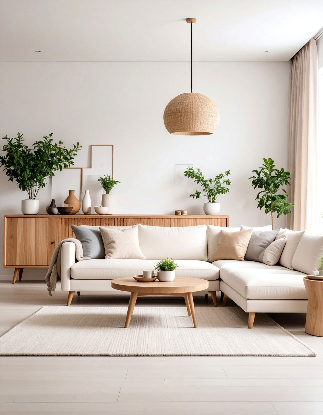 Scandinavian Minimalist Viewing Area - 25 Small Media Room Ideas