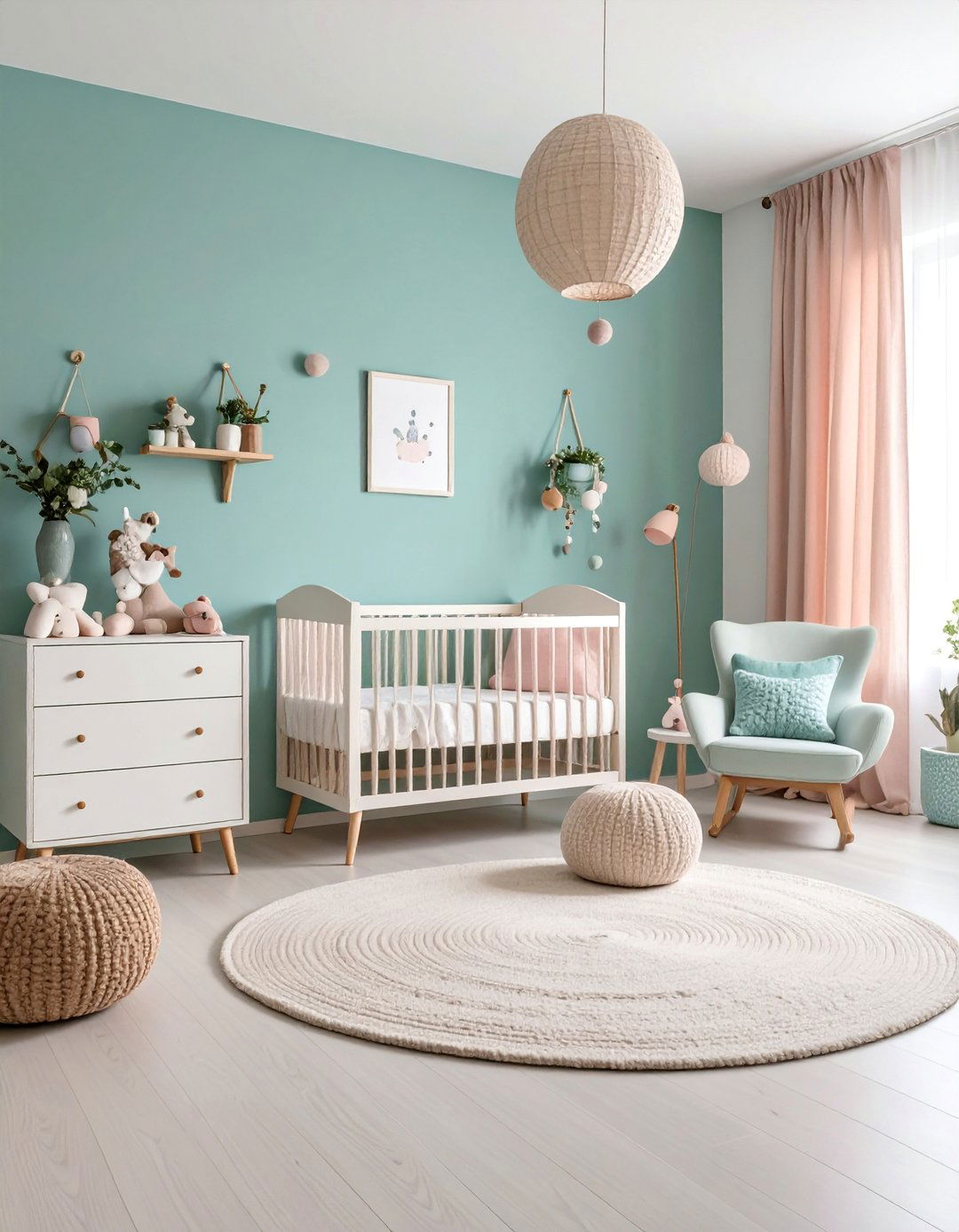 Scandinavian Pastel Baby Girl Nursery - 25 Baby Girl Nursery Ideas