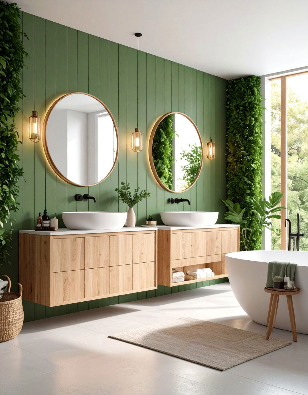 Scandinavian Sage Green Bathroom - 25 Sage Green Bathroom Ideas