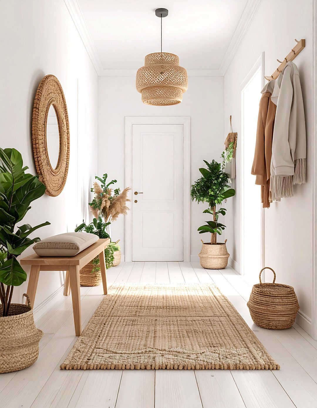 Scandinavian Simplicity with Functional Beauty - 25 Hallway Decor Ideas