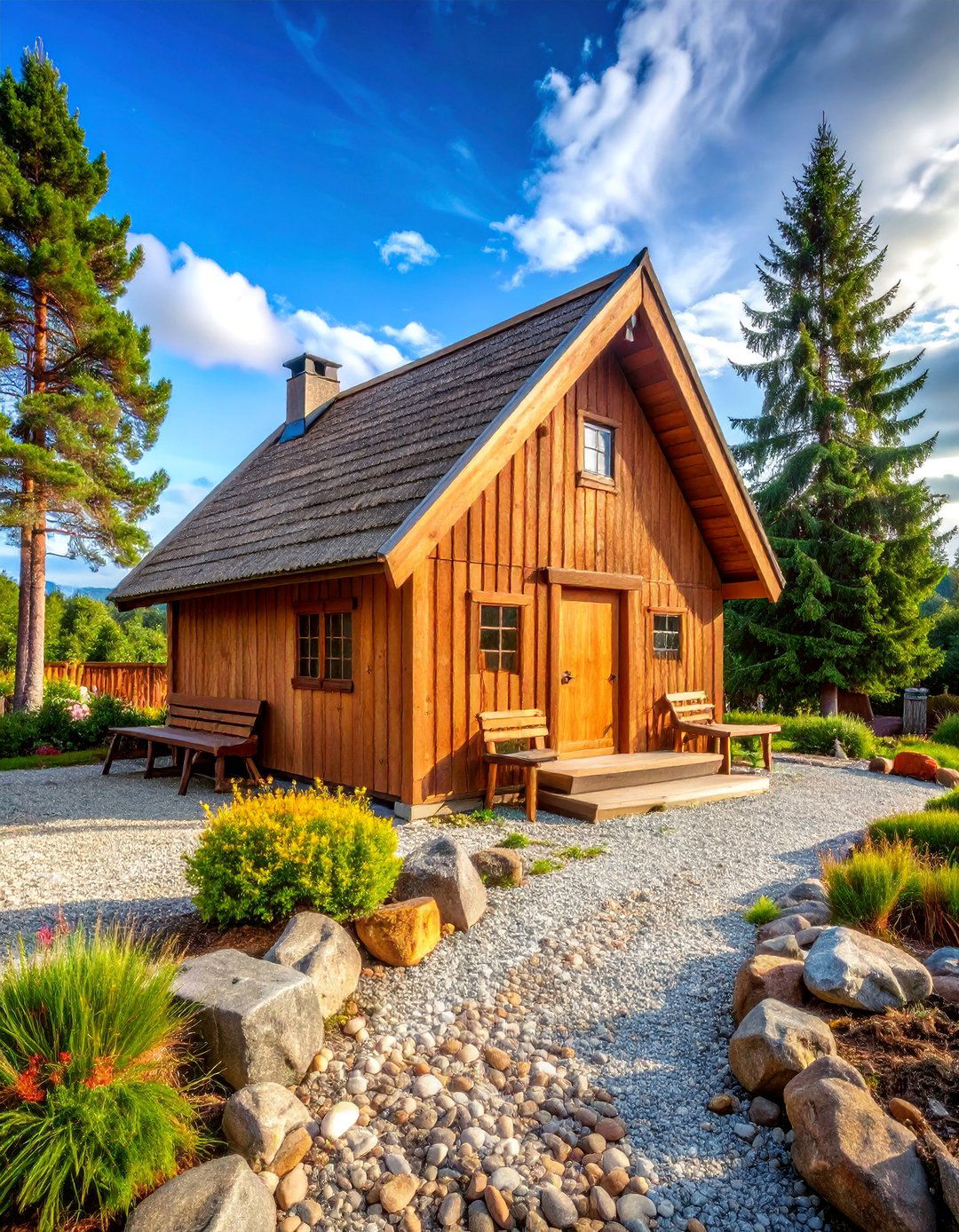 Scandinavian Slat Wood Shed - 25 wood shed ideas