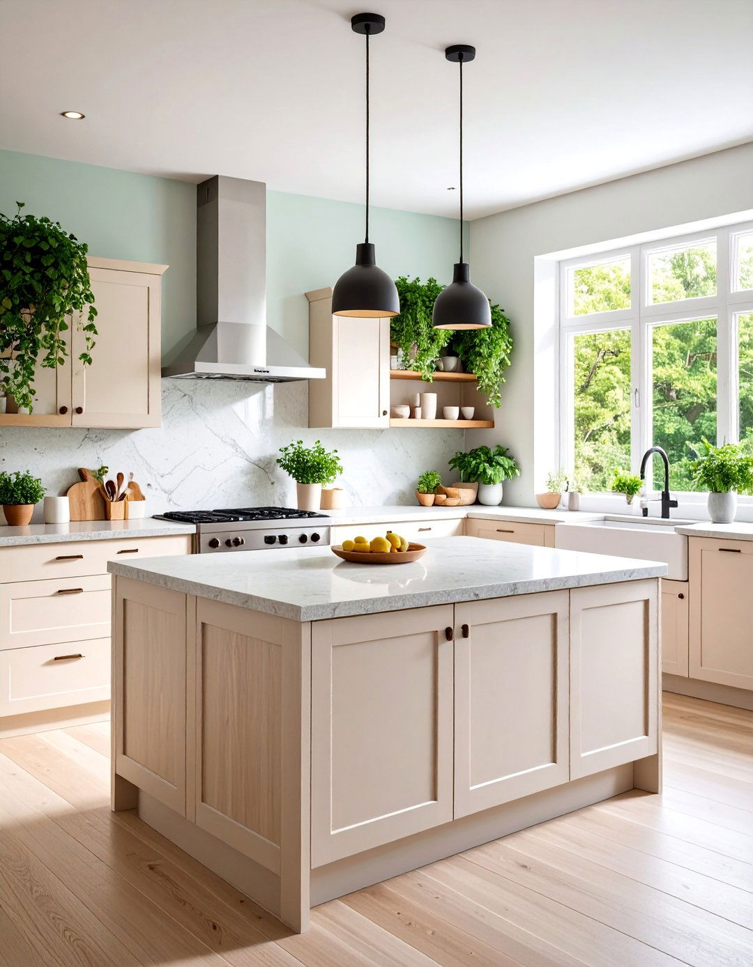Scandinavian Soapstone with Light Wood and Minimal Hardware - 25 Soapstone Kitchen Countertops