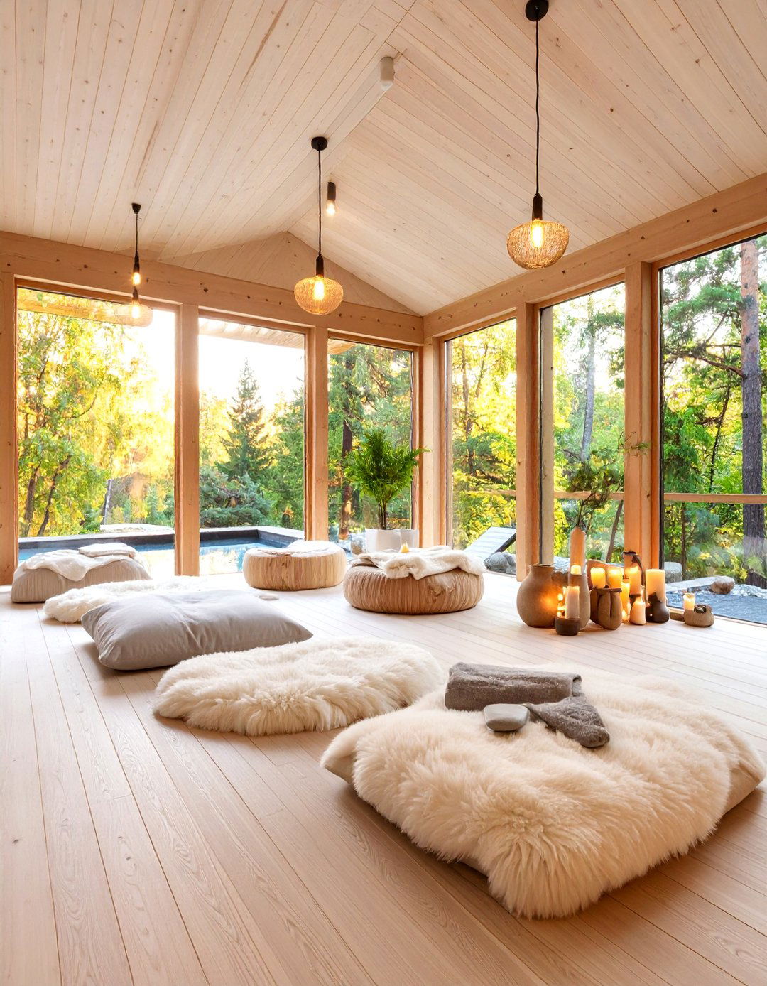 Scandinavian Spa with Hygge Elements - 25 Spa Decor Ideas