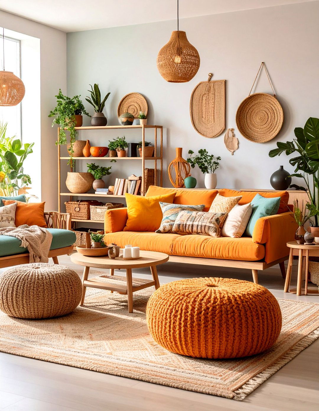 Scandinavian Storage Solutions with Hidden Organization - 25 Scandinavian Living Room Ideas