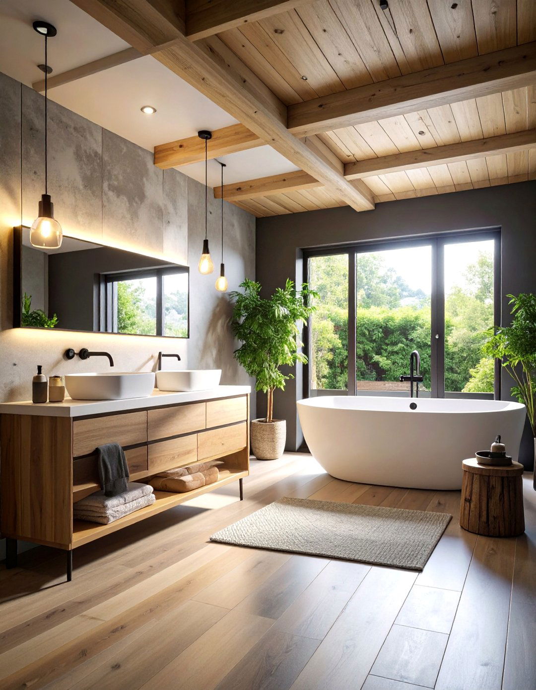 Scandinavian Style Basement Bathroom - 25 Basement Bathroom Ideas