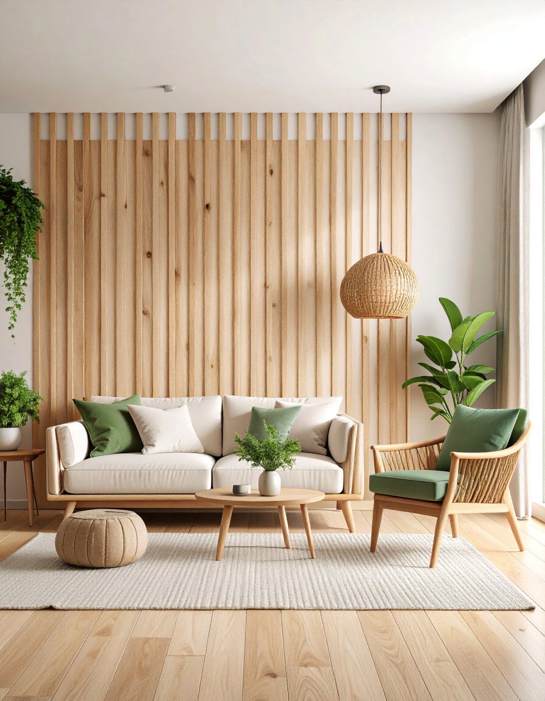 Scandinavian Wood Accent Wall - 25 Wood Trim Accent Wall Ideas