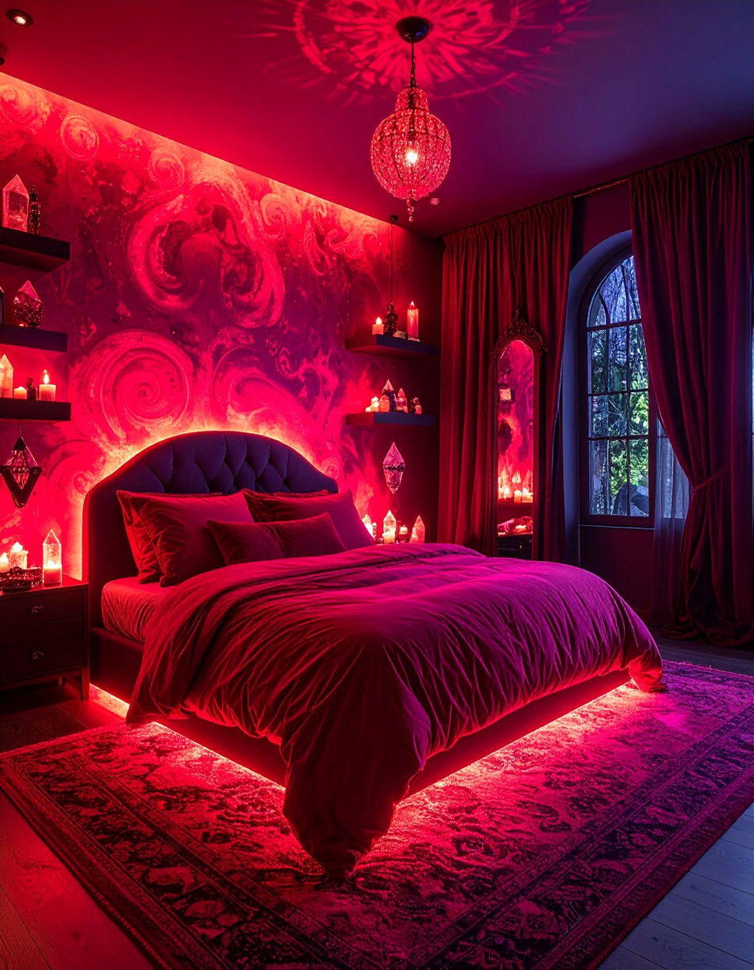 Scarlet Witch Hex Magic Chamber - 25 Marvel Bedroom Ideas