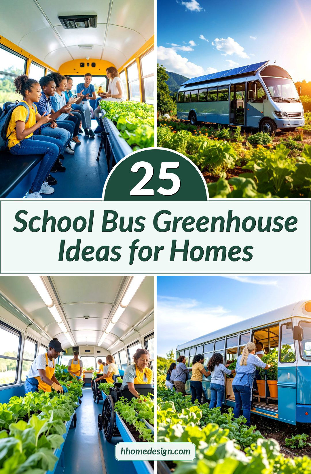 25 School Bus Greenhouse Ideas for Homes