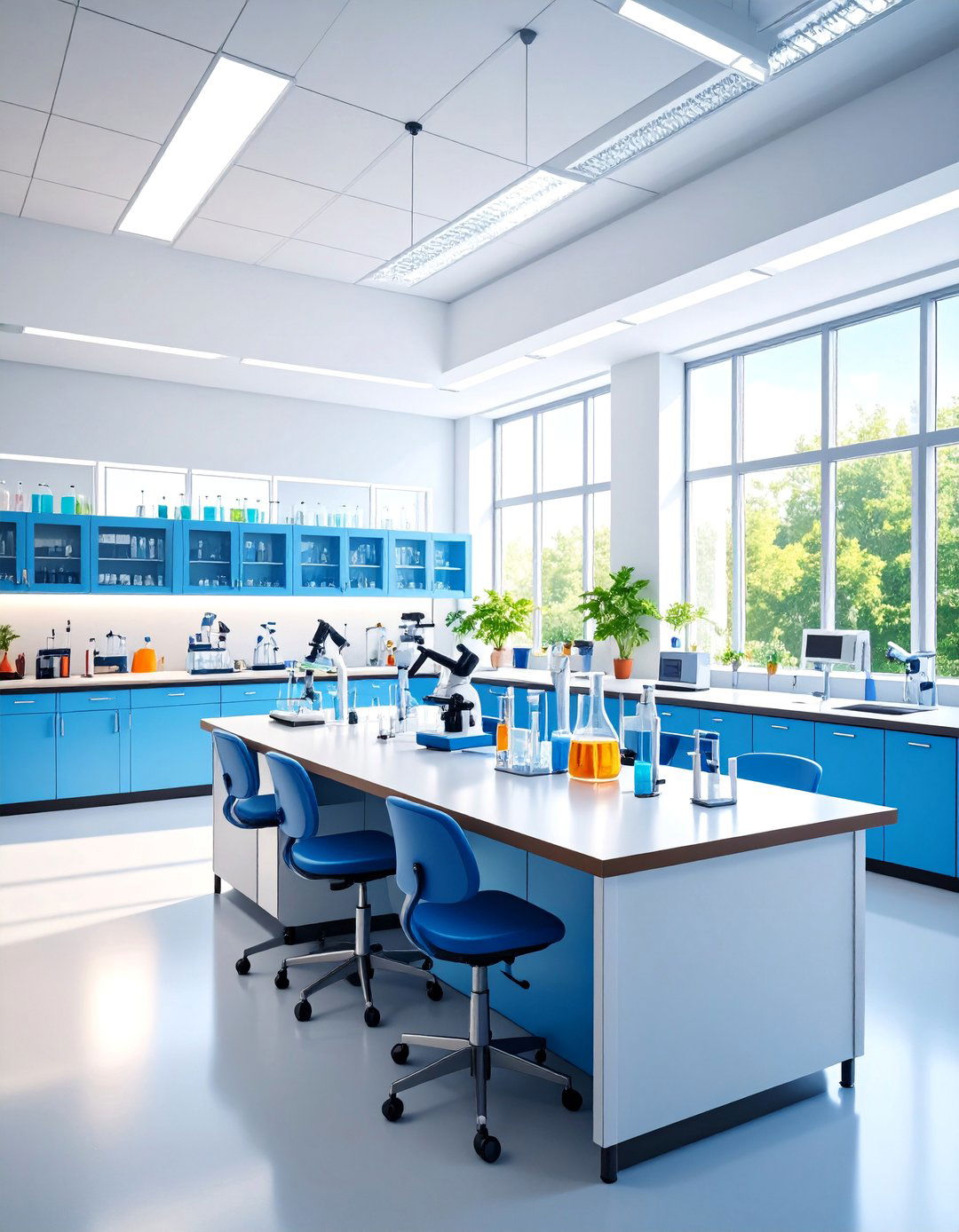 Science Laboratory Learning Zone - 25 Homeschool Room Ideas
