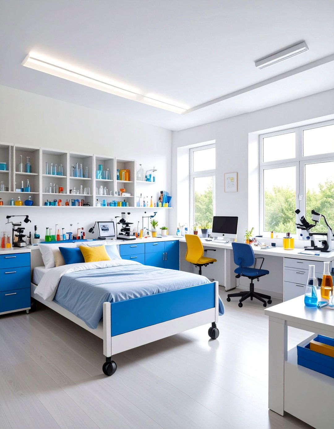 Science Laboratory Research Center Theme - 25 Boys Room Ideas