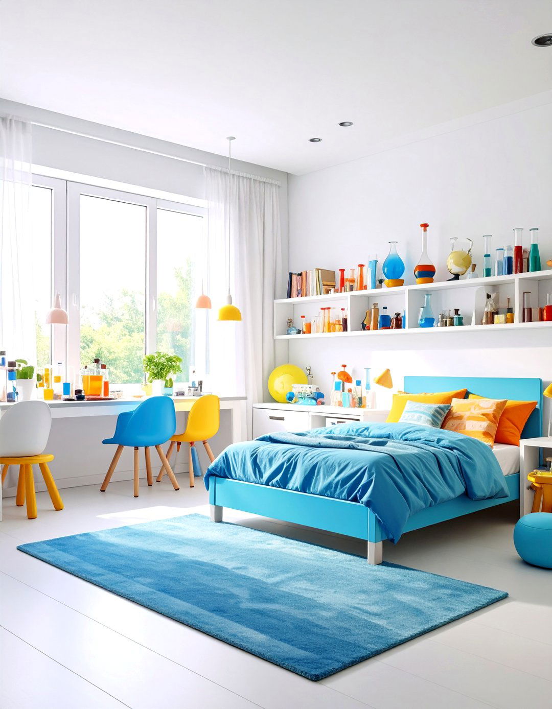 Science Laboratory with Discovery Learning Stations - 25 Toddler Room Ideas