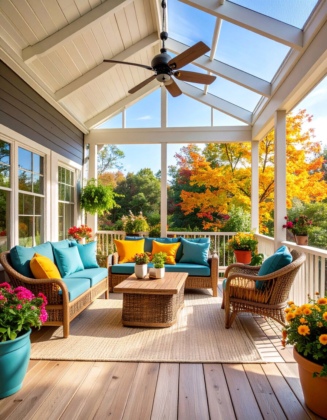 Screened Shed Roof Porch for Year Round Comfort - 25 Shed Roof Porch Design Ideas