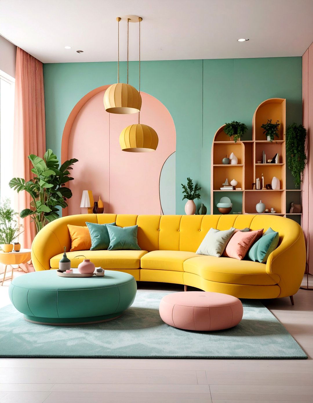 Sculptural Furniture Living Room with Statement Pieces - 25 Living Room Design Ideas