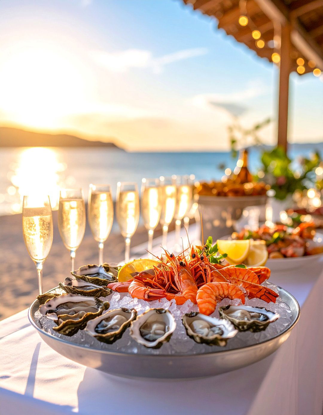 Seafood Raw Bar Station - 25 Wedding Food Ideas