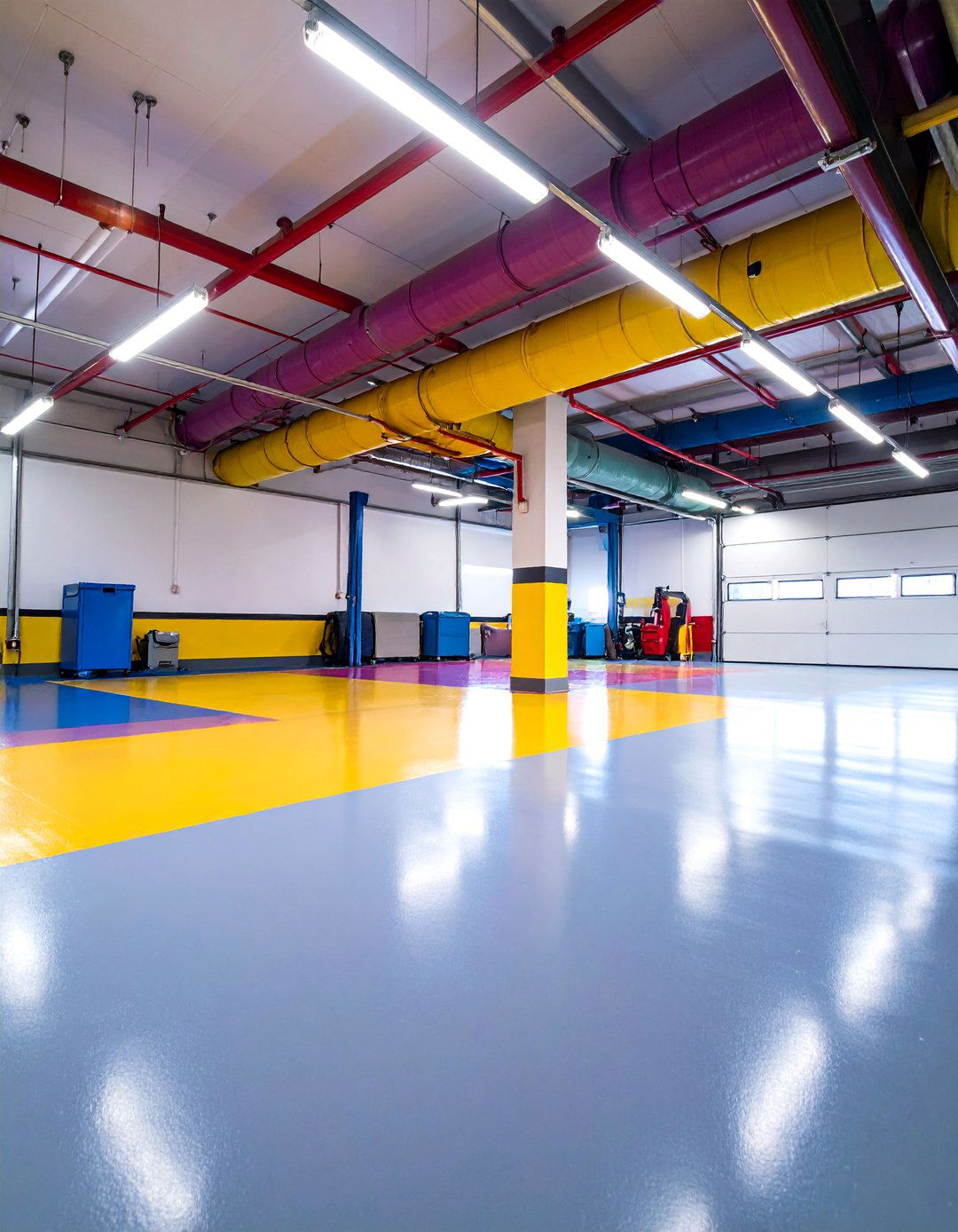 Seamless Urethane Garage Coating with Chemical Resistance - 25 Garage Flooring Ideas