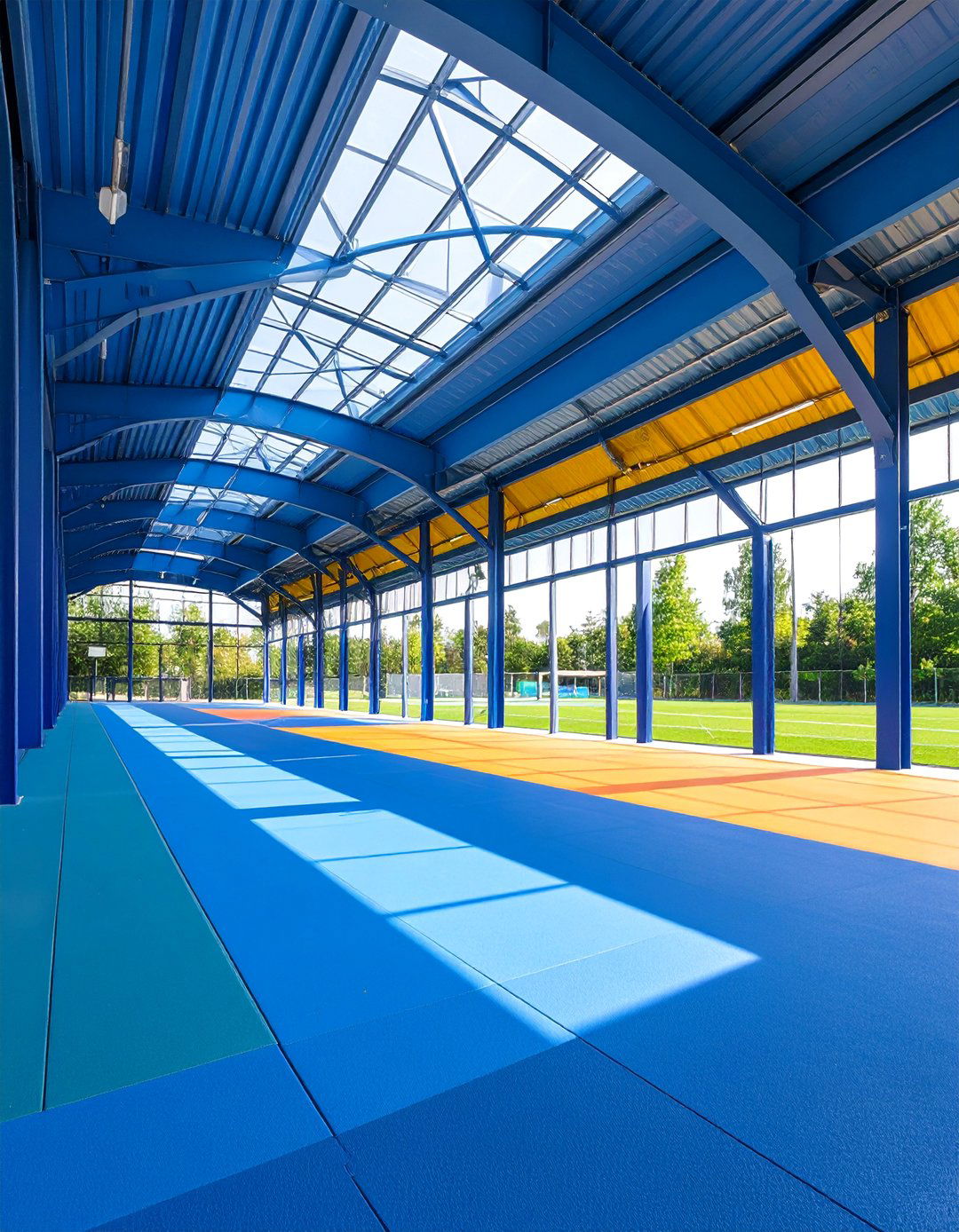 Seasonal All Weather Training Shelter - 25 Outdoor Gym Ideas